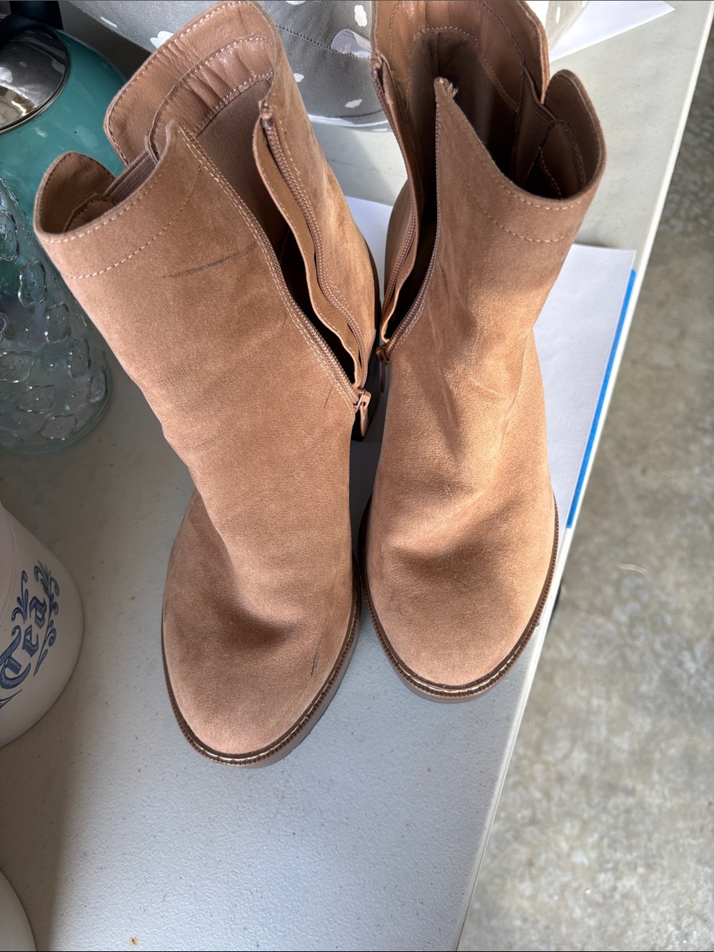 torrid Suede Ankle Boots - Brown